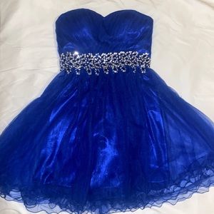 Royal Blue Homecoming Dress